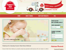 Tablet Screenshot of farmersbestdelivery.com